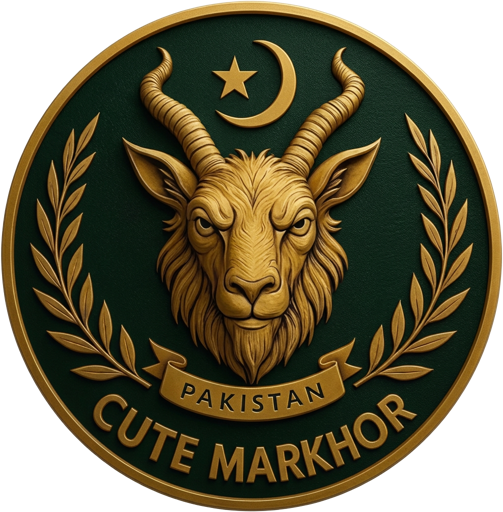 Cute Markhor official logo